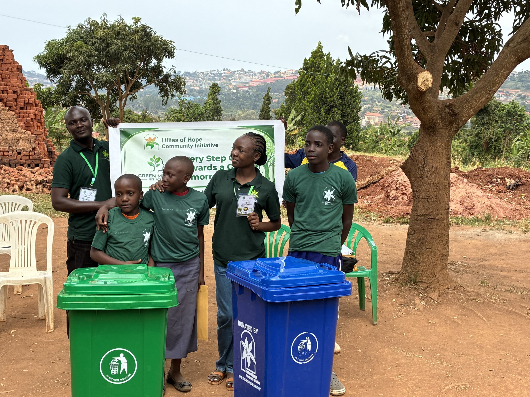 Waste separation bins